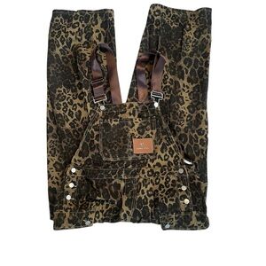 Aelfric Eden leopard print overalls